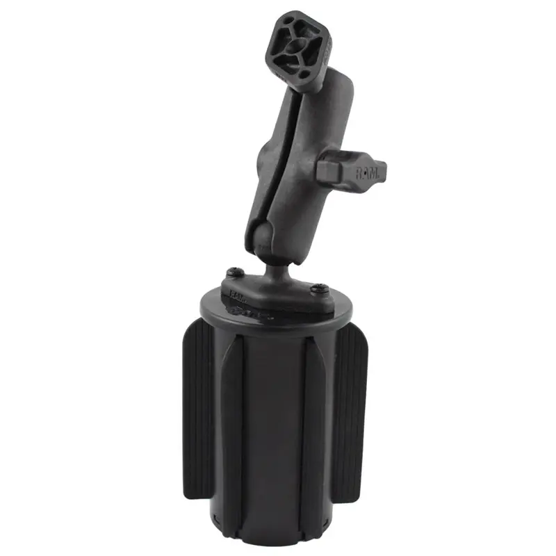 Ram Mount Ram-A-Can Ii Universal Cup Holder Base W/Double Ball Mount [Rap-299-3-B-102U] 1