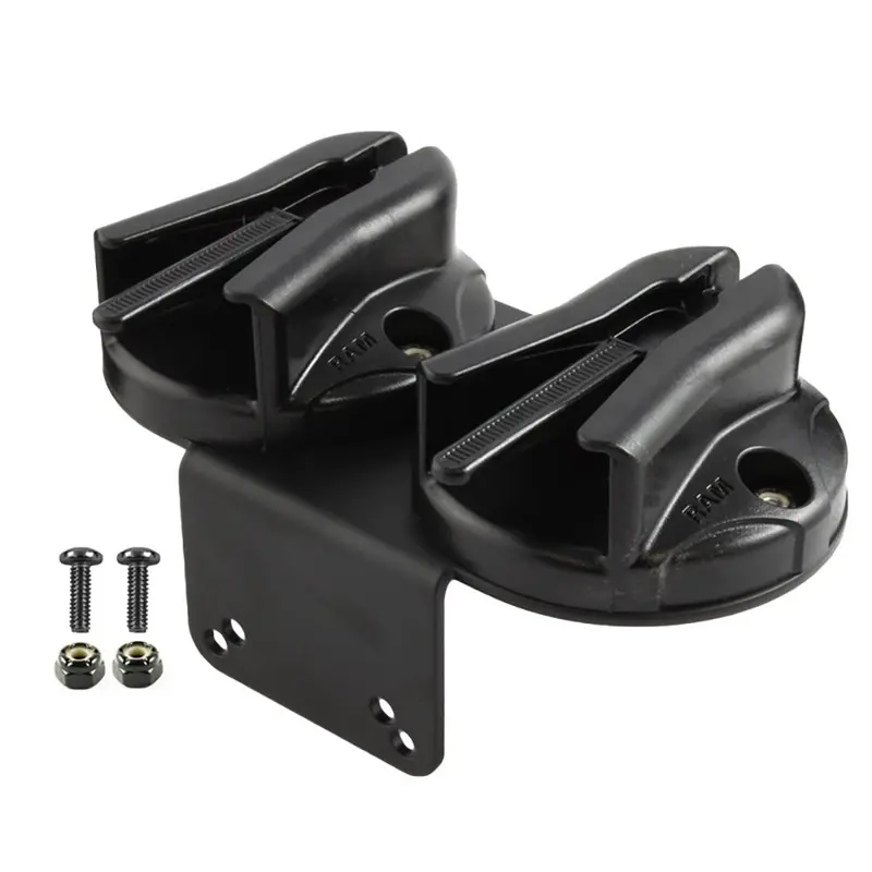 Ram Mount Ram Double Microphone Clip W/90-Degree Bracket F/Ram Tough-Box [Ram-Vc-Mc2] 1