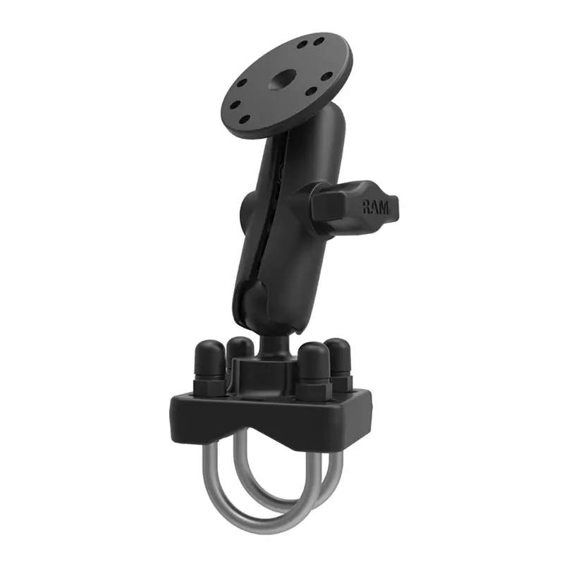 Ram Mount Ram Double U-Bolt Rail Mount F/Smaller Rails [Ram-B-101-235U] 1