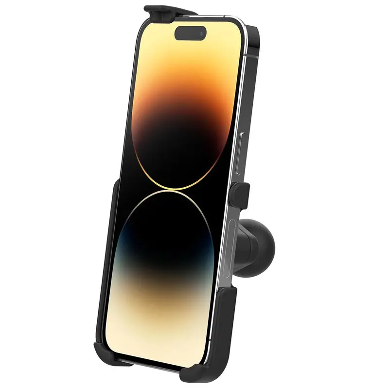 Ram Mount Ram Form-Fit Holder F/Apple Iphone 13, 13 Pro, 14  14 Pro W/Ball [Ram-Hol-Ap38bu] 1