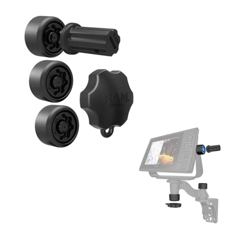 Ram Mount Ram Pin-Lock Security Kit F/Single Swing Arms  Gimbal Brackets [Rap-S-Knobg-109U] 1