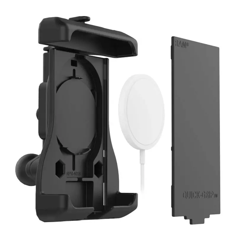 Ram Mount Ram Quick-Grip Holder W/Ball F/Apple Magsafe Compatible Phones [Ram-Hol-Un15wbu] 1