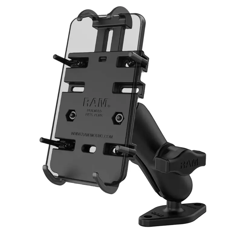 Ram Mount Ram Quick-Grip Phone Mount W/Diamond Base [Ram-B-102-Pd3u] 1