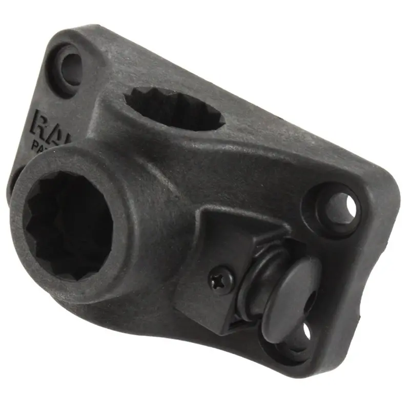 Ram Mount Ram-Rod Combination Bulkhead/Flat Surface Base W/Plunger F/Spline Posts [Ram-114Bmpu] 1