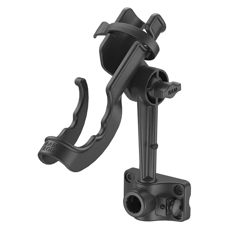 Ram Mount Ram Rod Fishing Rod Holder W/Plunger Bulkhead Base [Ram-114-Bmp] 1