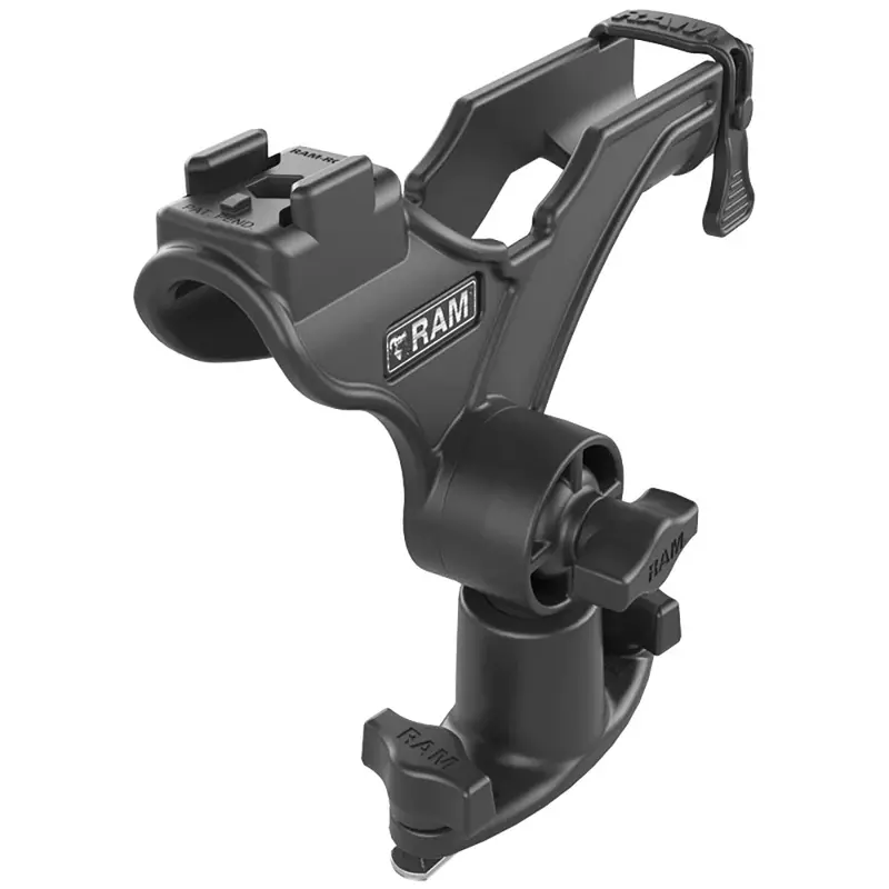 Ram Mount Ram Rod Jr Fishing Rod Holder W/Dual T-Bolt Track Base [Rap-434-421] 1