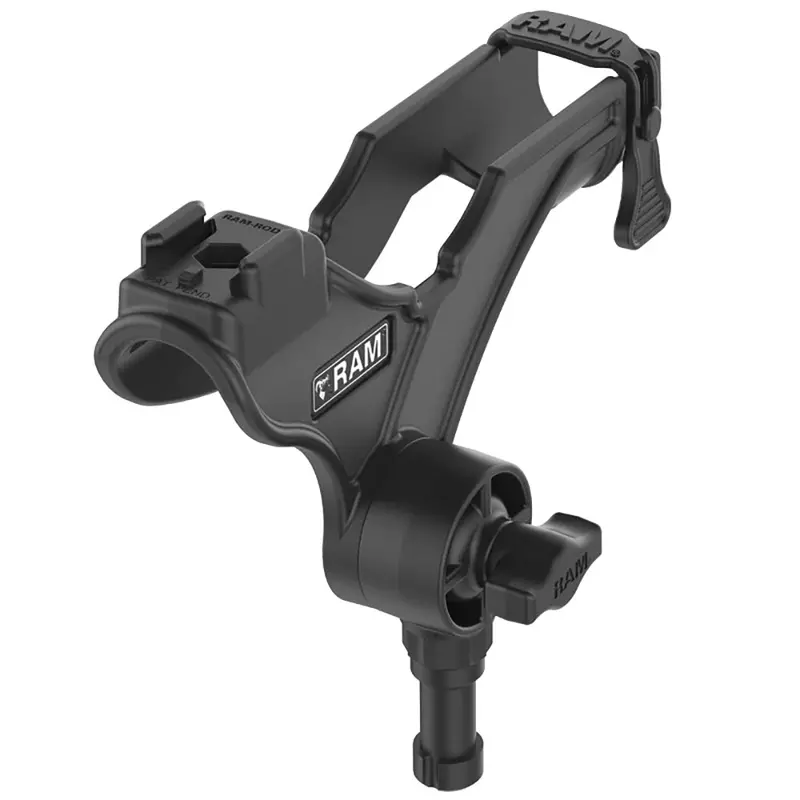 Ram Mount Ram Rod Jr Fishing Rod Holder With 2" Spline Post [Rap-434-Nb] 1