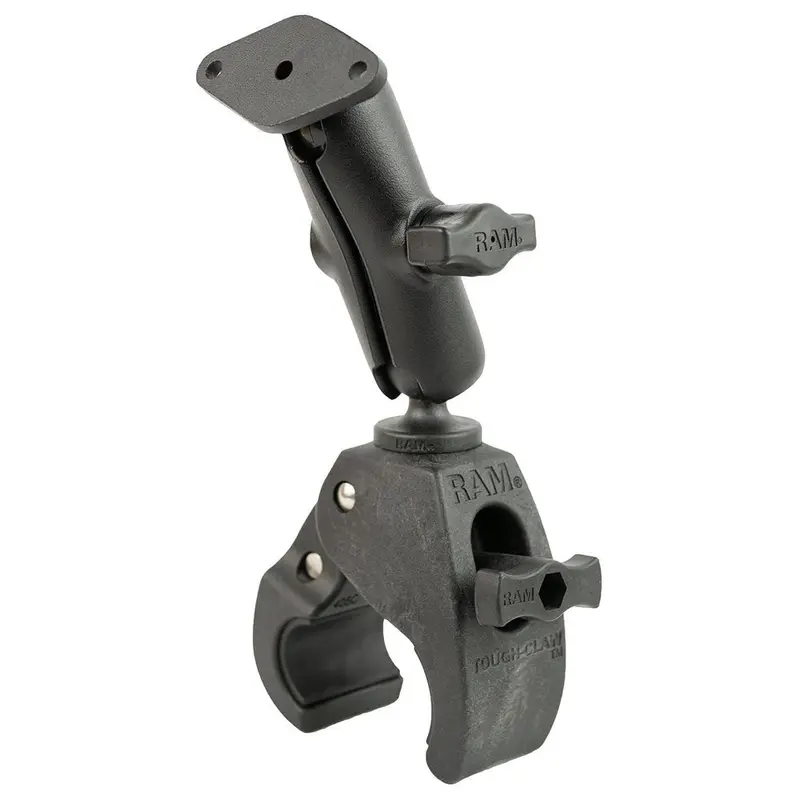 Ram Mount Ram Tough-Claw Medium Clamp Mount W/Diamond Plate [Ram-B-404-238U] 1