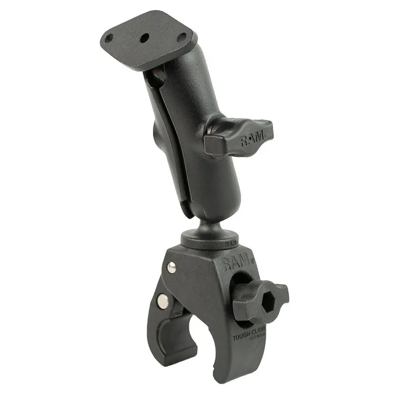 Ram Mount Ram Tough-Claw Small Clamp Mount W/Diamond Plate [Ram-B-400-238U] 1