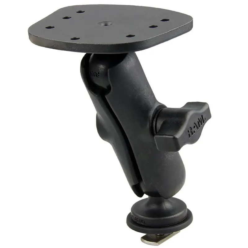 Ram Mount Ram Track Ball Mount With Marine Electronic Plate For The Eagle Cuda, Fisheasy, Humminbird Piranha  Lowrance X-4 [Rap-B-107-1B-354-Tra1u] 1
