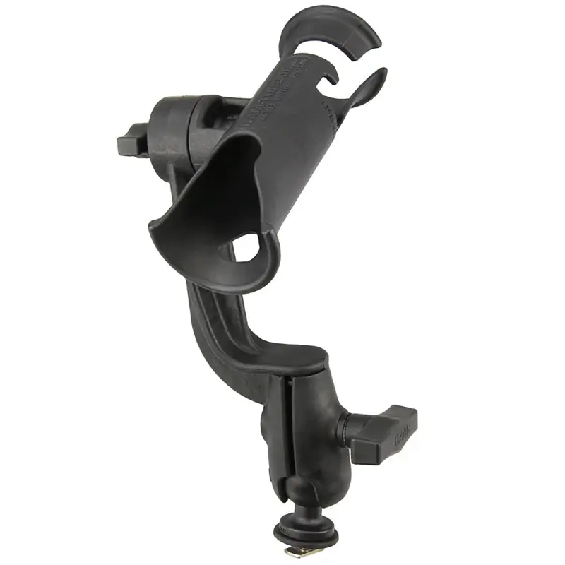 Ram Mount Ram Tube Jr. Fishing Rod Holder With Ram-Rod Revolution Ratchet/Socket System And Track Ball Base [Rap-390-Rb-Tra1u] 1