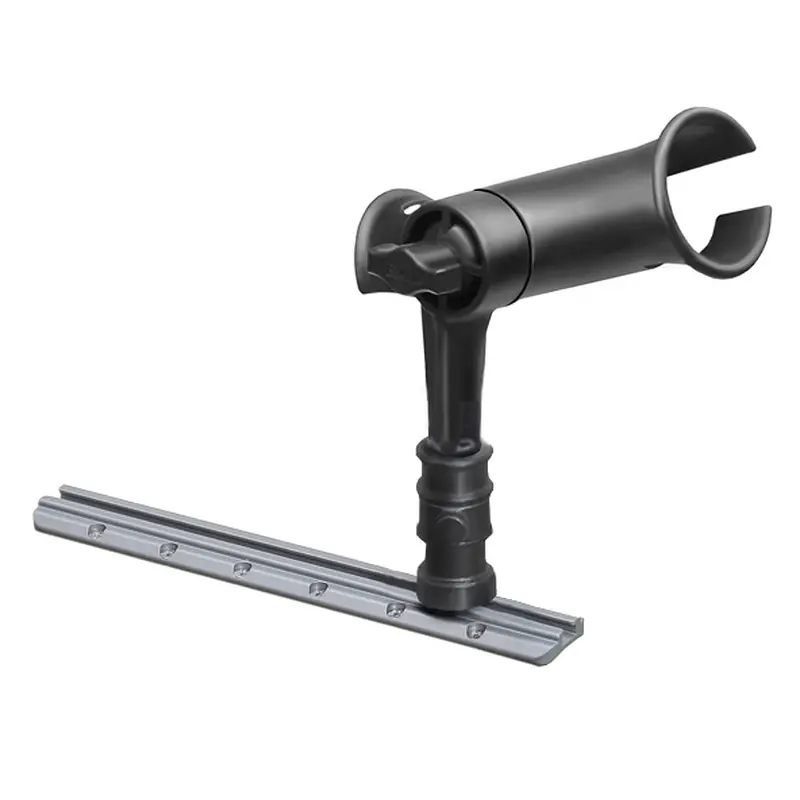 Ram Mount Ram Tube Jr. Rod Holder W/ 4" Post & Adapt-A-Post Track Mounting Base [Rap-390-Saapu] 1