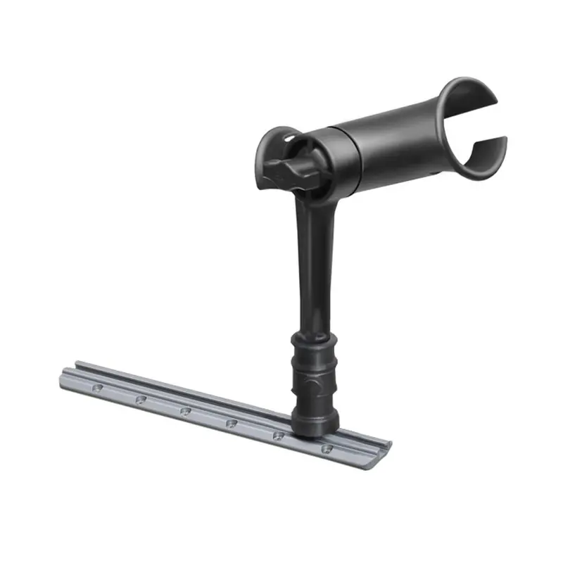 Ram Mount Ram Tube Jr. Rod Holder W/ 6" Post & Adapt-A-Post Track Mounting Base [Rap-390-Aapu] 1
