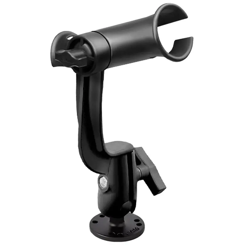 Ram Mount Ram Tube Jr. Rod Holder W/ Ram-Rod Revolution Ratchet/Socket System [Rap-390-Rbu] 1