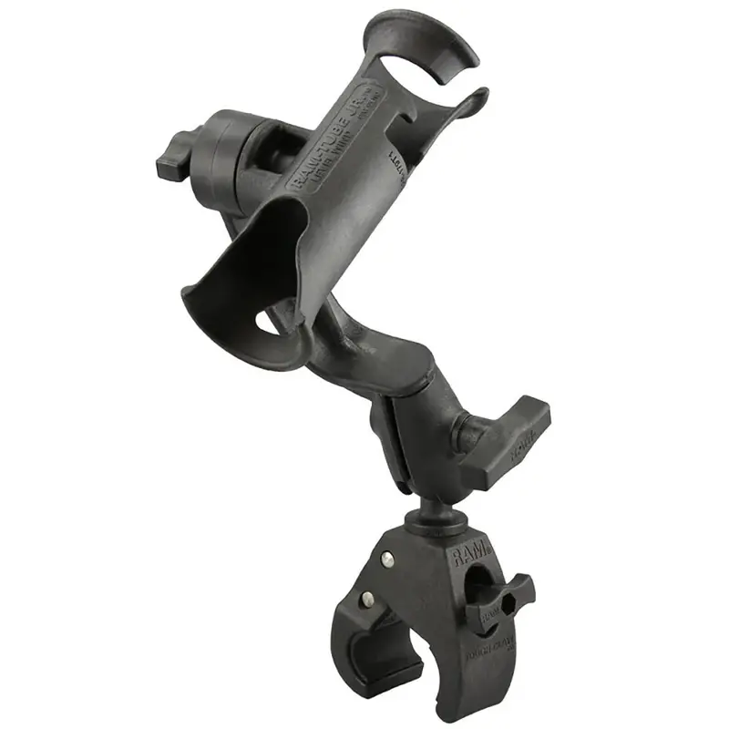 Ram Mount Ram Tube Jr. Rod Holder W/Revolution Arm  Ram Tough-Claw Base [Rap-390-Rb-404U] 1
