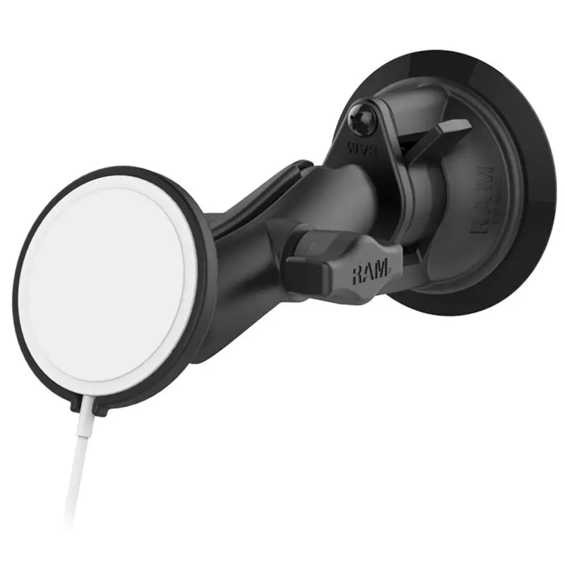 Ram Mount Ram Twist-Lock Suction Cup Mount F/Apple Magsafe [Ram-B-166-Ap-Magu] 1