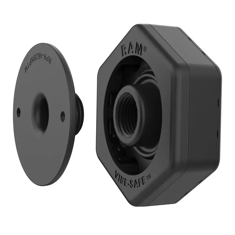 Ram Mount Ram Vibe-Safe W/Npt Adapter F/2-Hole Holders [Rap-462Npt] 1