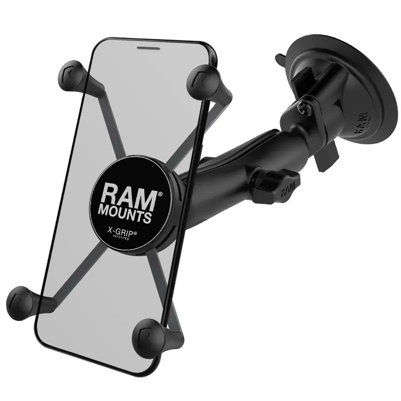 Ram Mount Ram X-Grip Large Phone Mount W/Ram Twist-Lock Suction Cup Base [Ram-B-166-C-Un10u] 1