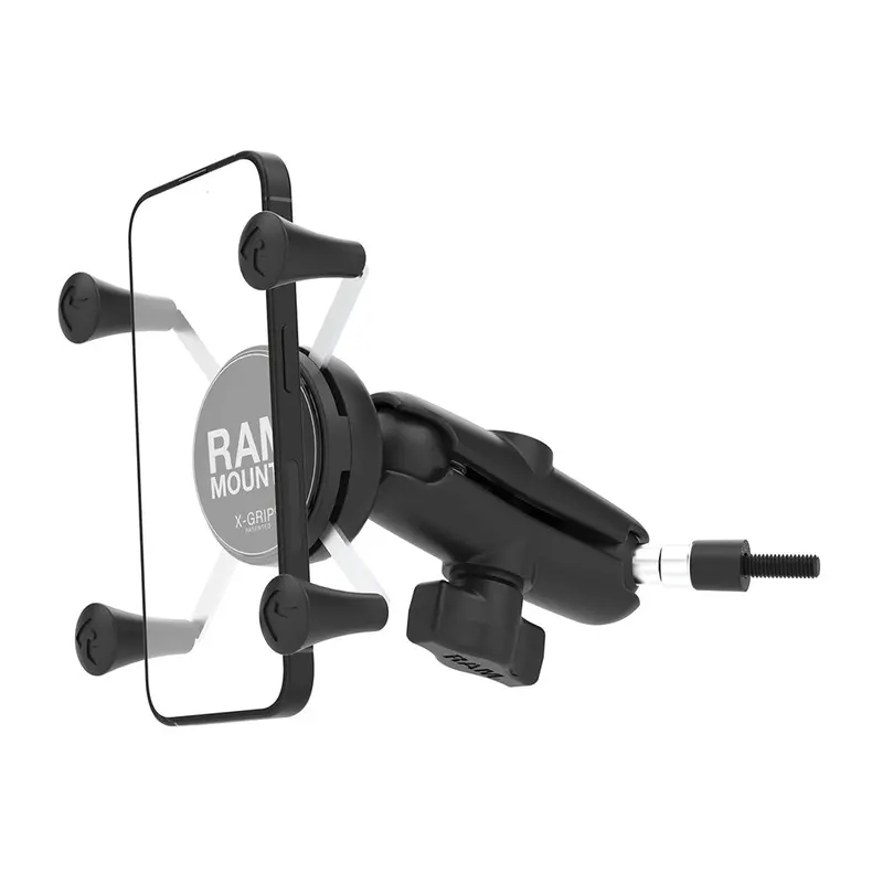 Ram Mount Ram X-Grip Phone Mount W/Grab Handle M6 Bolt Base [Ram-B-186-M6-Un7u] 1