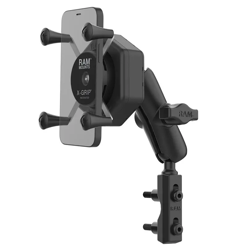 Ram Mount Ram X-Grip Phone Mount W/Vibe-Safe  Reservoir Base [Ram-B-174-Un7-462] 1