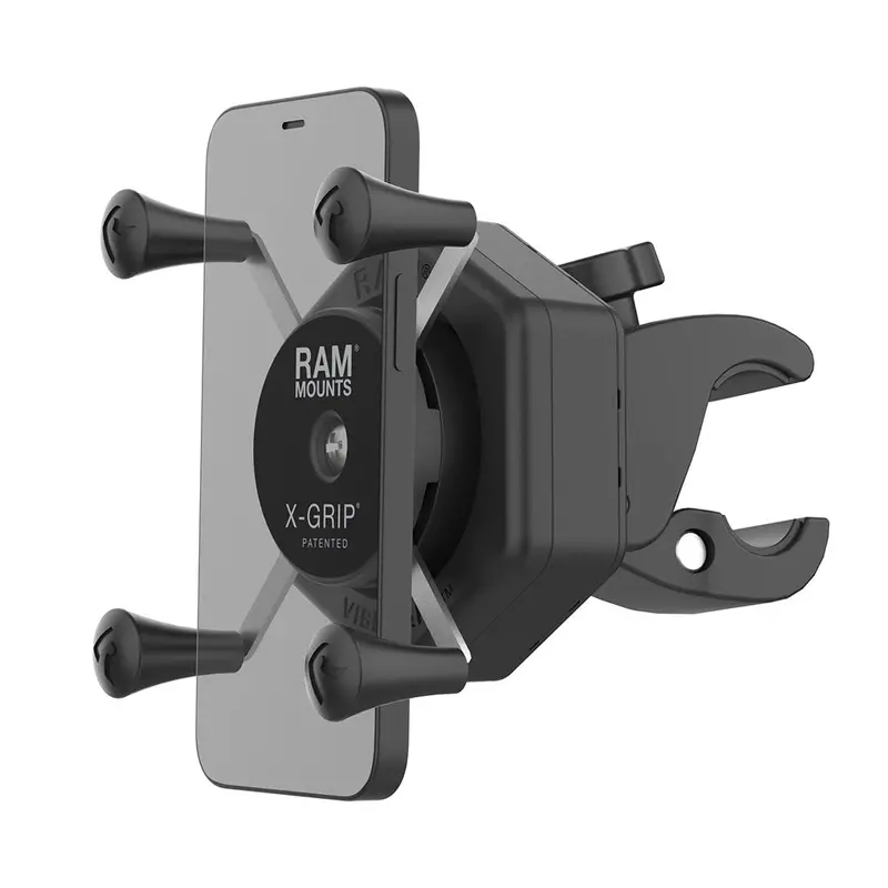 Ram Mount Ram X-Grip Phone Mount W/Vibe-Safe  Small Tough-Claw [Ram-Hol-Un7-462-400] 1