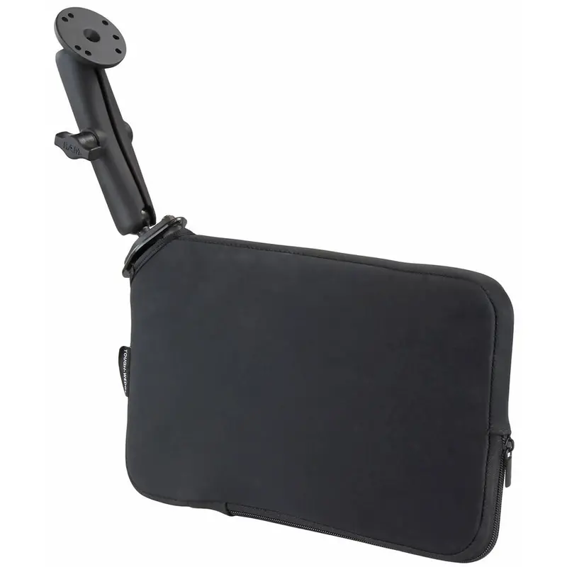 Ram Mount Seat Tough-Wedge W/Long Double Socket Arm & Round Base [Ram-B-407-C-202U] 1