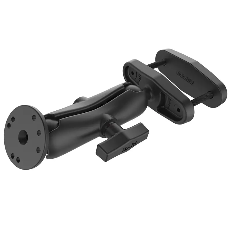 Ram Mount Square Post Clamp F/Posts Up To 3" Wide W/Arm [Ram-101U-247-3] 1