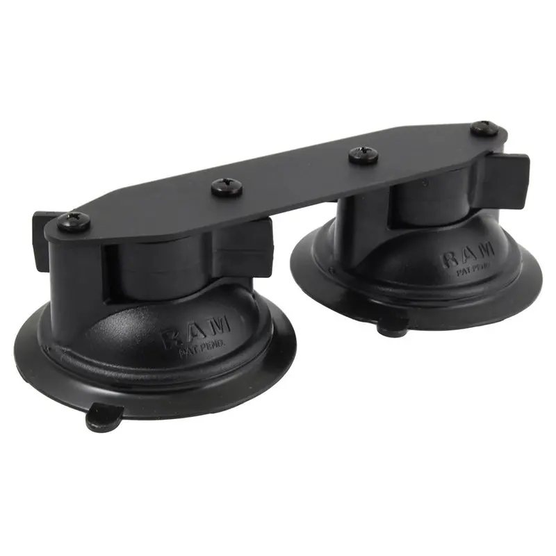 Ram Mount Straight Double Suction Cup Base [Ram-B-189B-Fro1u] 1