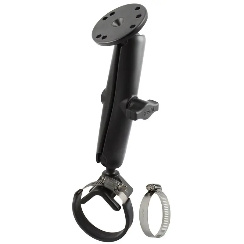 Ram Mount Strap Mount W/Long Arm & Round Base [Ram-B-108-C] 1