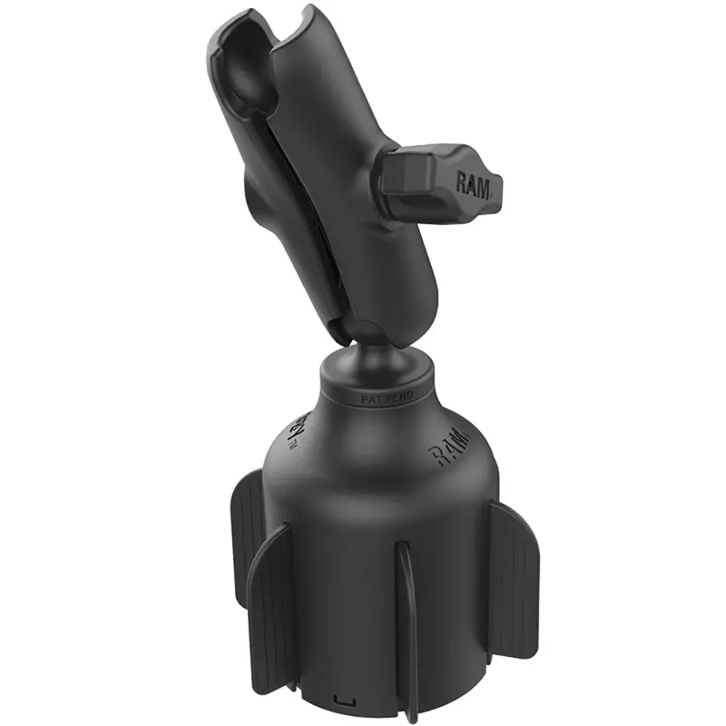 Ram Mount Stubby Cup Holder Mount W/Double Socket Arm [Rap-B-299-4-201U] 1