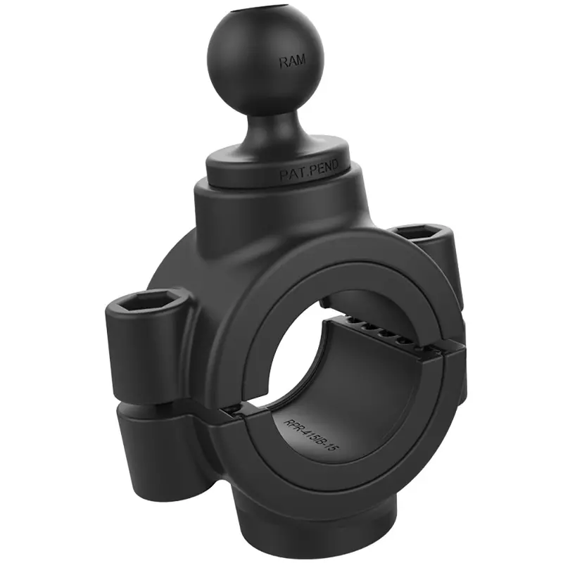 Ram Mount Torque 1-1/2" - 2" Diameter Rail Base W/1" Pin-Lock Ball [Ram-B-351-415-15-2U] 1