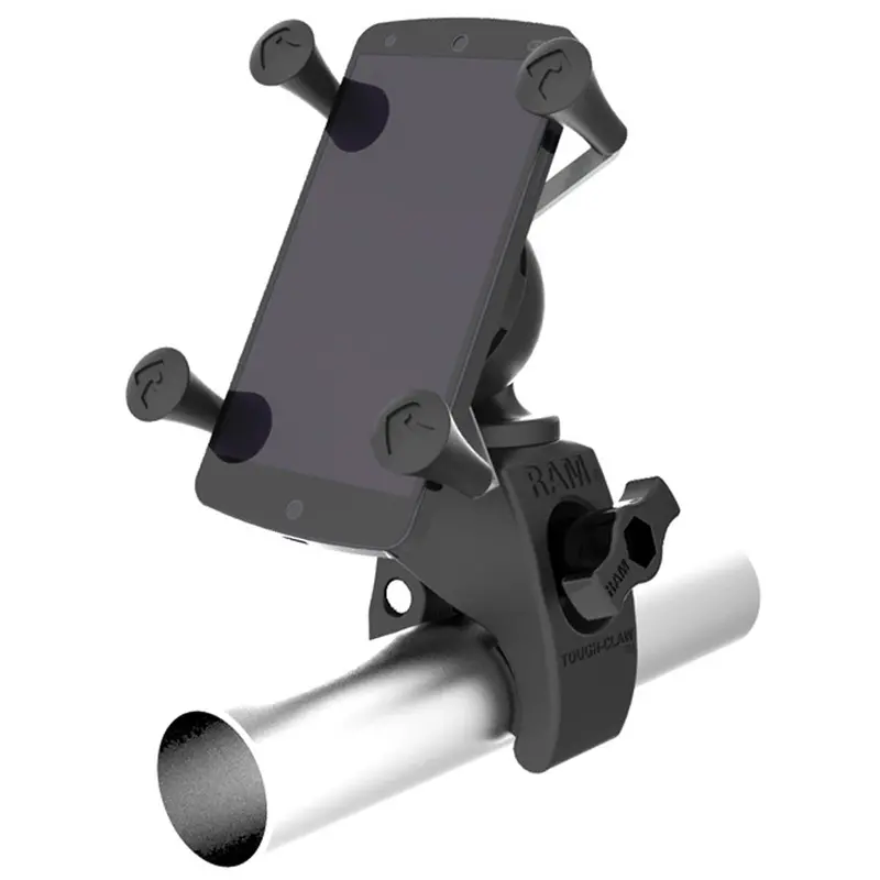 Ram Mount Tough-Claw Mount W/Universal X-Grip Phone Holder [Ram-Hol-Un7-400U] 1