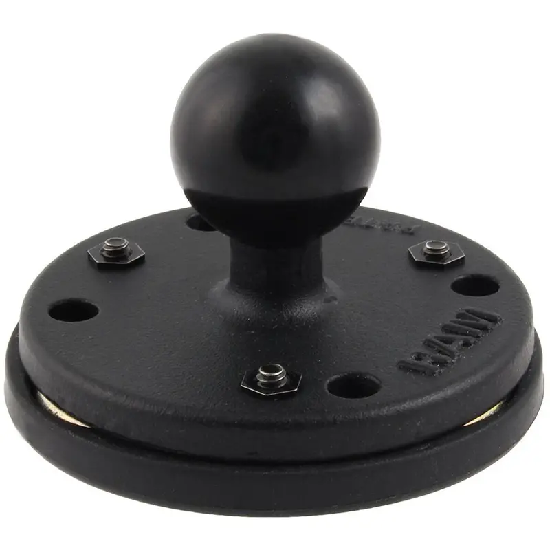 Ram Mount Triple Magnetic 2.5" Round Base W/1" Ball [Ram-B-202-339U] 1
