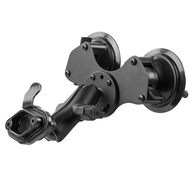 Ram Mount Twist-Lock Dual Suction Mount W/Quick Release Adapter [Ram-B-189-326U] 1