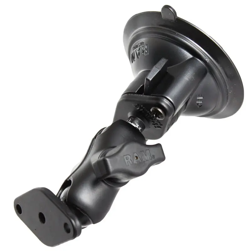 Ram Mount Twist Lock Suction Cup Mount W/Short Arm Diamond Adapter [Ram-B-166U-A] 1