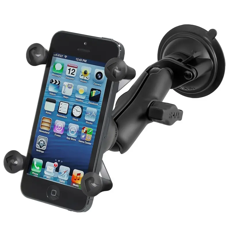 Ram Mount Twist Lock Suction Cup Mount W/Universal X-Grip Cell Phone Holder [Ram-B-166-Un7u] 1