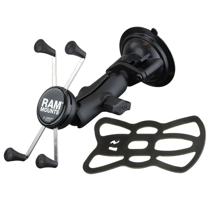 Ram Mount Twist-Lock Suction Cup Mount W/Universal X-Grip Large Phone/Phablet Cradle [Ram-B-166-Un10u] 1