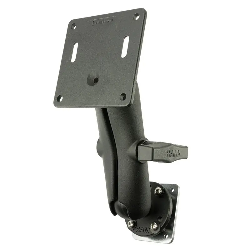 Ram Mount Universal Backing Plate Mount W/75X75mm Vesa Plate [Ram-101-2461-225B2u] 1