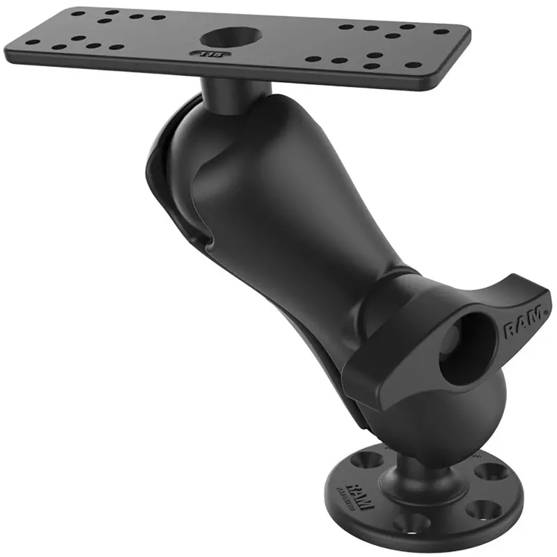 Ram Mount Universal D Size Ball Mount For 9"-12" Fishfinders And Chartplotters [Ram-D-115] 1