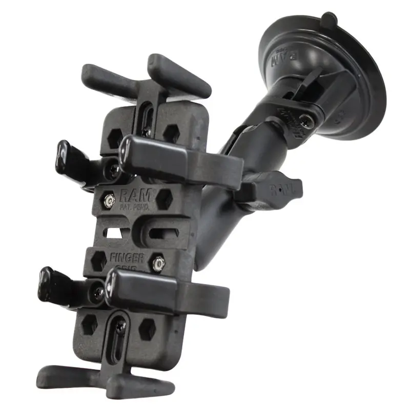 Ram Mount Universal Finger Grip Holder Suction Cup Mount [Ram-B-166-Un4u] 1
