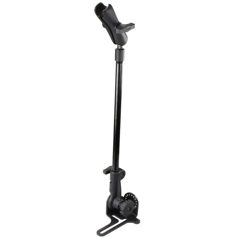 Ram Mount Universal No-Drill Ram Pod Hdvehicle Mount With 18" Long Length Pole And Double Socket Arm [Ram-316-Hd-18-Nbu] 1