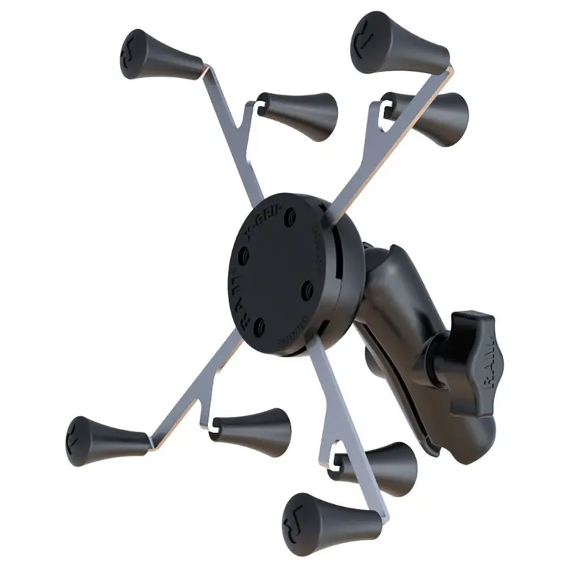 Ram Mount Universal X-Grip Cradle With 1" Ball & Standard Length Double Socket Arm F/7" Tablets [Ram-Hol-Un8b-201U] 1