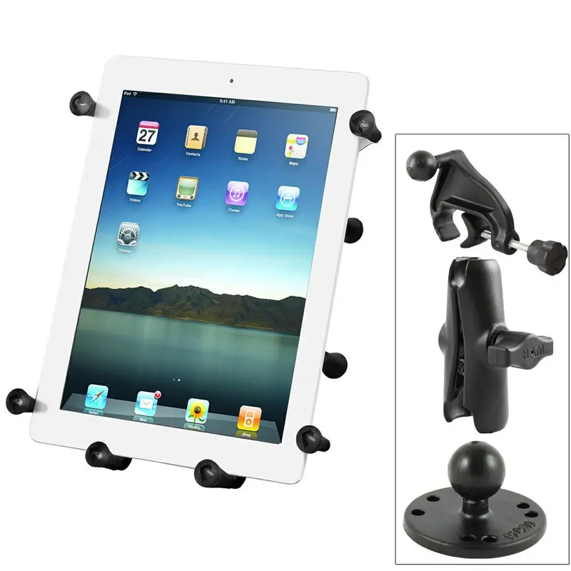 Ram Mount Universal X-Grip Iii Large Tablet Holder - Fits New Ipad - Includes Yoke Mount [Ram-B-121-Un9u] 1