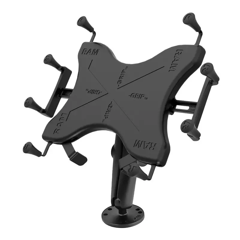 Ram Mount X-Grip Iii Large Tablet Holder W/ Long Flat Surface Mount [Ram-B-101-C-Un9u] 1