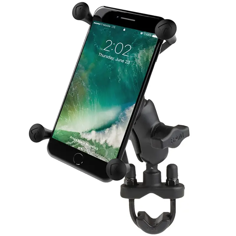 Ram Mount X-Grip Large Phone Mount W/Handlebar U-Bolt Base [Ram-B-149Z-A-Un10u] 1
