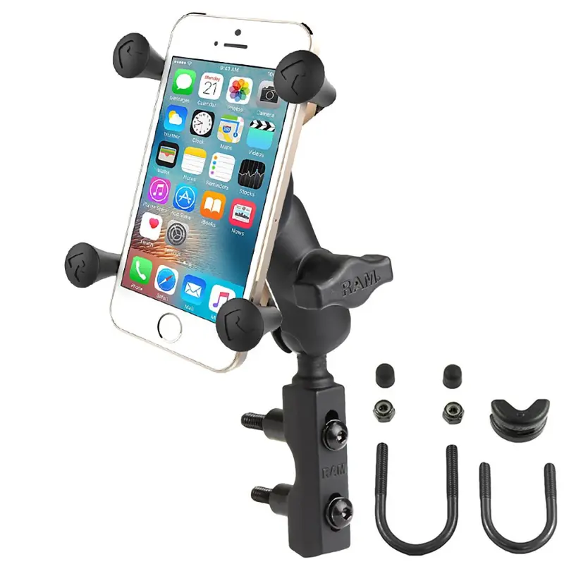 Ram Mount X-Grip Phone Mount W/Motorcycle Brake/Clutch Reservoir Base [Ram-B-174-A-Un7u] 1