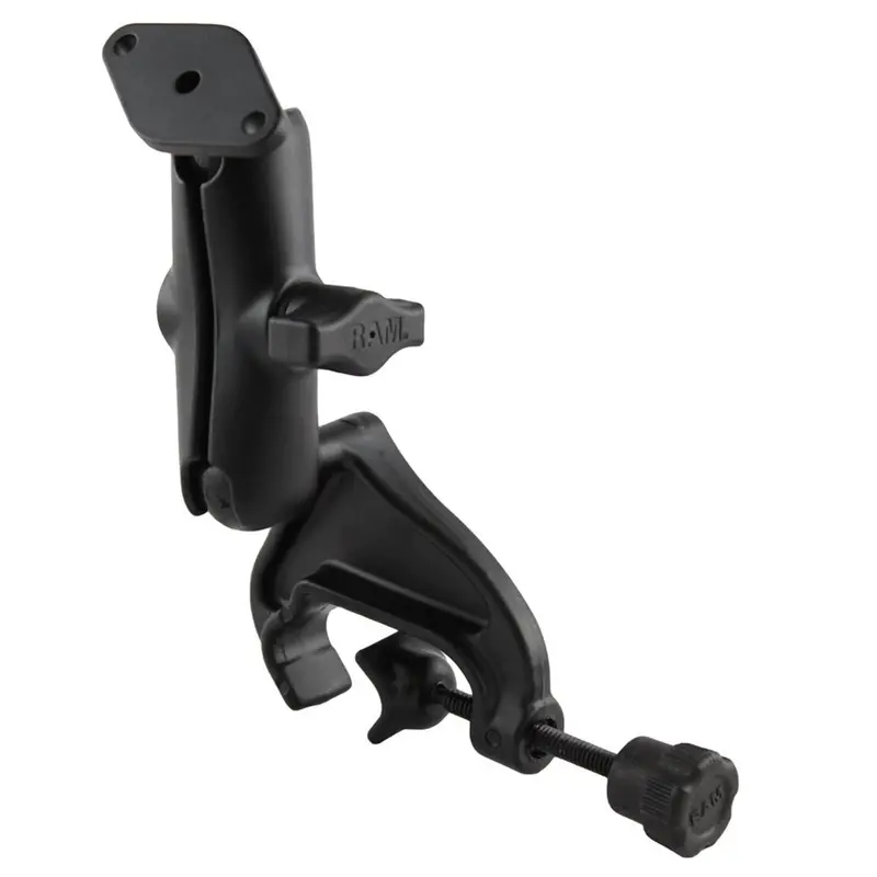 Ram Mount Yoke Clamp Mount Double Socket Arm W/Diamond Base Adapter [Ram-B-121-238U] 1