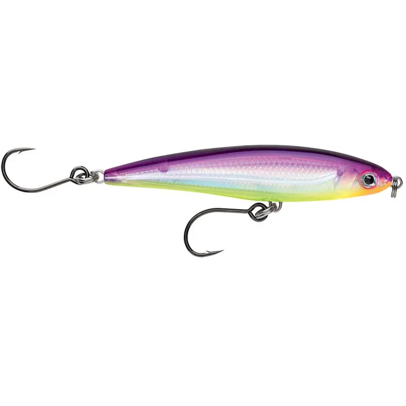 Rapala X-Rap Twitchin Minnow 4" Purple Chartreuse [Sxrt10prch] 1