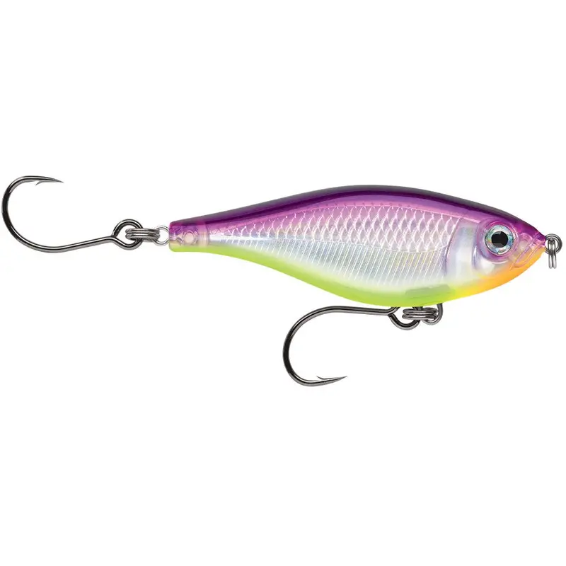 Rapala X-Rap Twitchin Mullet 2-1/2" Purple Chartreuse  [Sxrtm06prch] 1