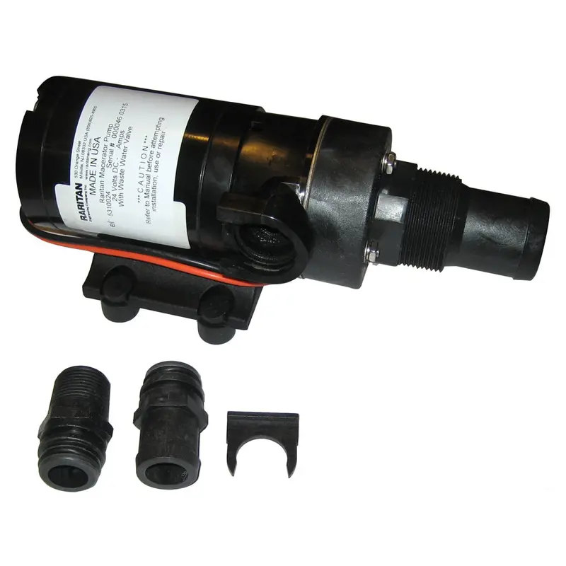 Raritan Macerator Pump - 24V W/Barb Adapter [5310024] 1